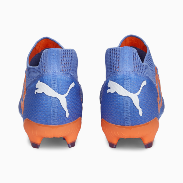 Botines de fútbol para mujer FUTURE ULTIMATE FG/AG, Blue Glimmer-PUMA White-Ultra Orange, large-ARG