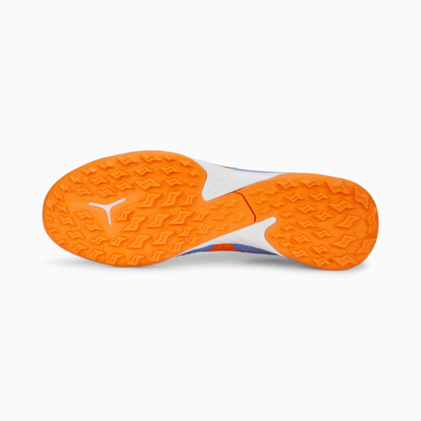 FUTURE MATCH+ LL TT Football Cleats, Blue Glimmer-PUMA White-Ultra Orange, large-ZAF