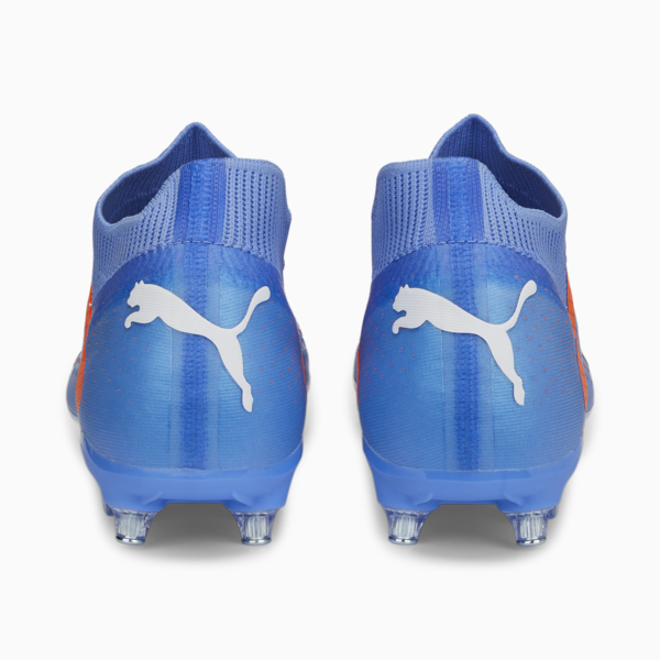 FUTURE Match MxSG Football Boots Unisex, Blue Glimmer-PUMA White-Ultra Orange, large-ZAF