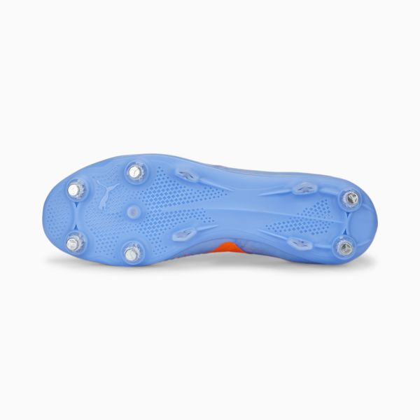 FUTURE Match MxSG Football Boots Unisex, Blue Glimmer-PUMA White-Ultra Orange, large-ZAF