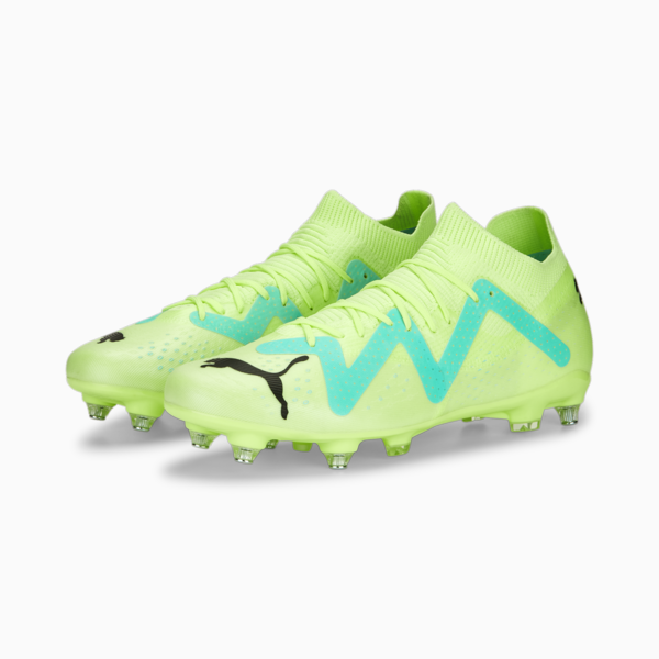 FUTURE Match MxSG Football Boots Unisex, Fast Yellow-PUMA Black-Electric Peppermint, large-ZAF