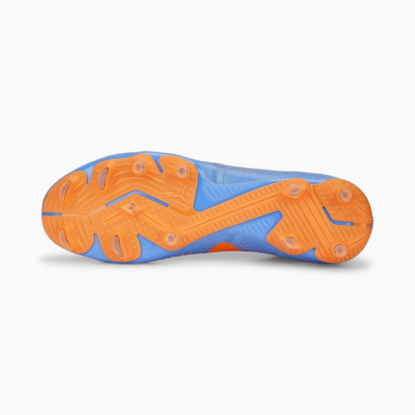 FUTURE Match FG/AG Football Boots Unisex, Blue Glimmer-PUMA White-Ultra Orange, large-ZAF