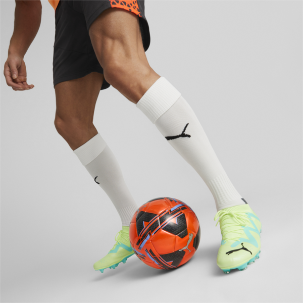 FUTURE Match FG/AG Football Boots Unisex, Fast Yellow-PUMA Black-Electric Peppermint, large-ZAF