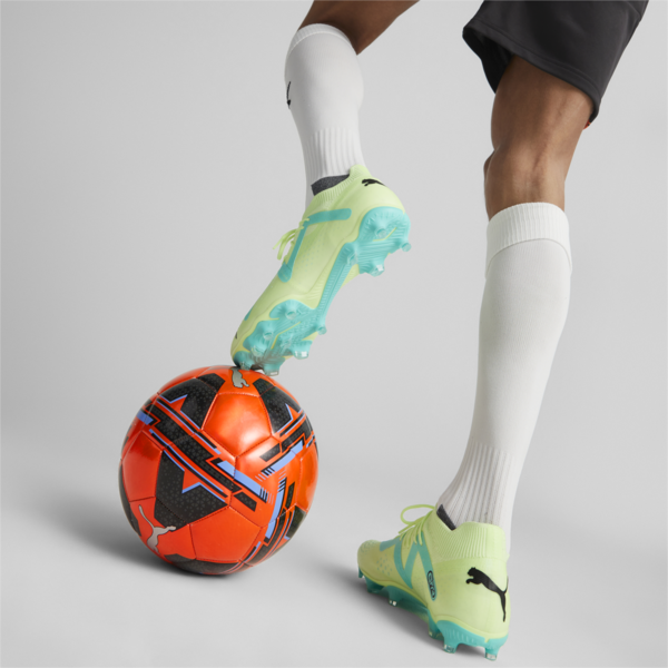 FUTURE Match FG/AG Football Boots Unisex, Fast Yellow-PUMA Black-Electric Peppermint, large-ZAF