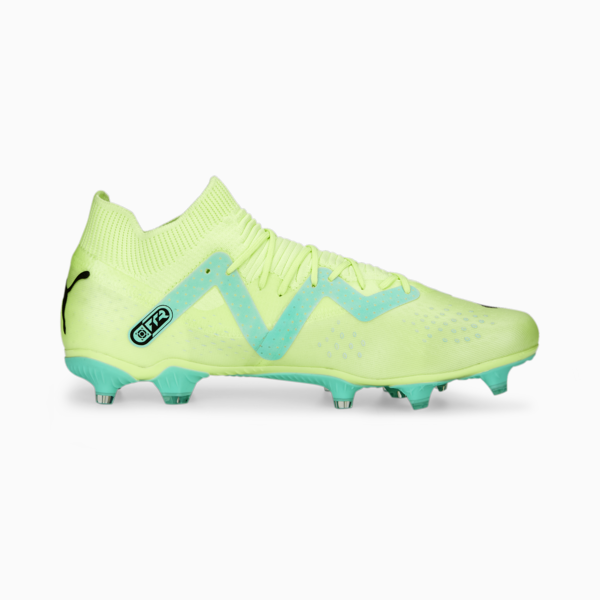 FUTURE Match FG/AG Football Boots Unisex, Fast Yellow-PUMA Black-Electric Peppermint, large-ZAF