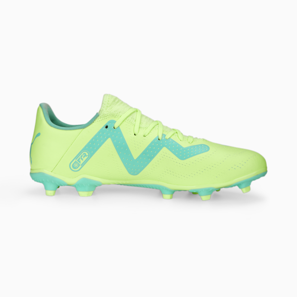 FUTURE Play FG/AG Football Boots Unisex, Fast Yellow-PUMA Black-Electric Peppermint, large-ZAF