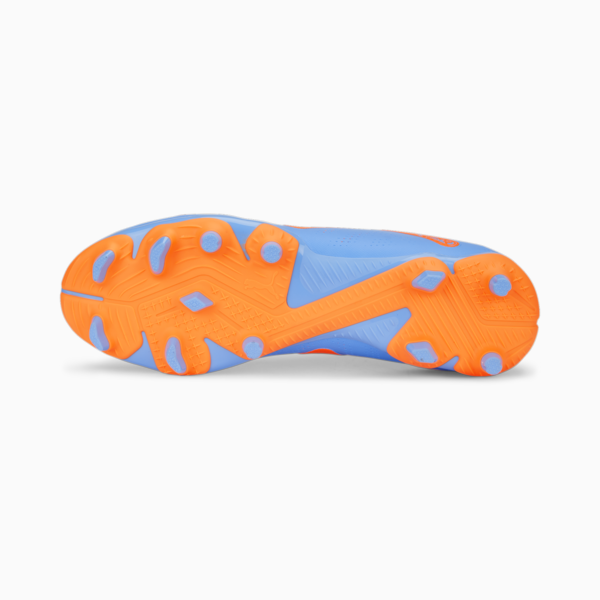 FUTURE Play FG/AG Football Boots Women, Blue Glimmer-PUMA White-Ultra Orange, large-ZAF