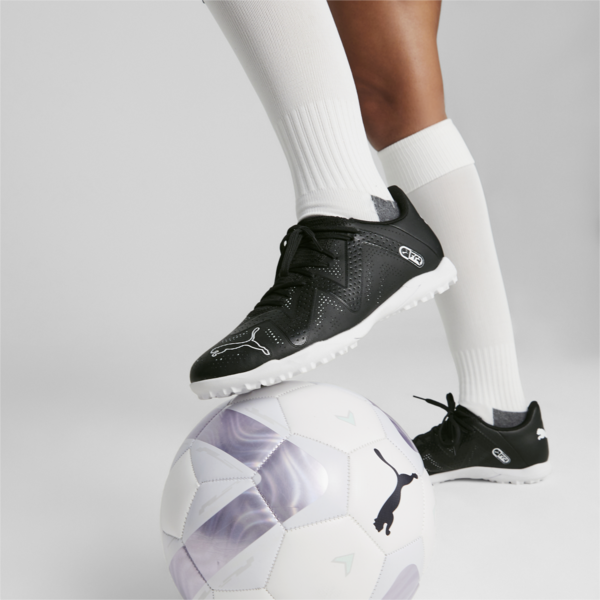 FUTURE Play TT Football Boots Unisex, PUMA Black-PUMA White, large-ZAF
