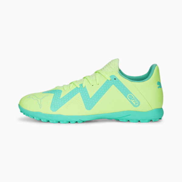 FUTURE Play TT Football Boots Unisex, Fast Yellow-PUMA Black-Electric Peppermint, large-ZAF
