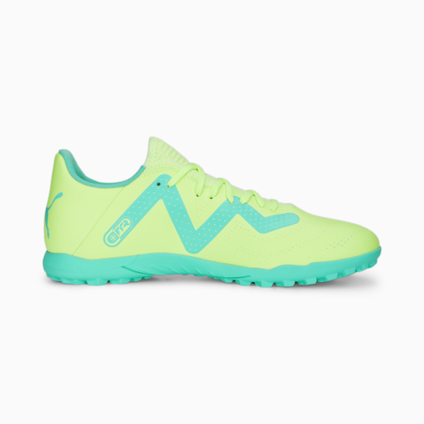 FUTURE Play TT Football Boots Unisex, Fast Yellow-PUMA Black-Electric Peppermint, large-ZAF