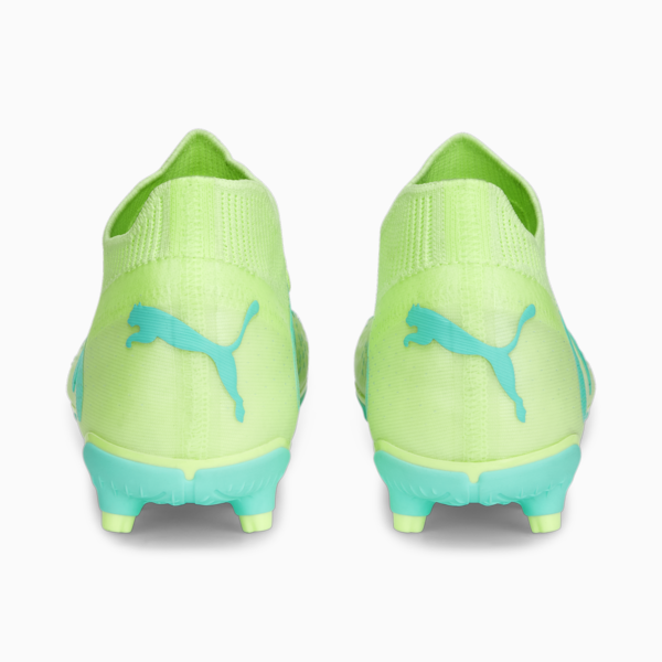FUTURE Match FG/AG Football Boots Youth, Fast Yellow-PUMA Black-Electric Peppermint, large-ZAF