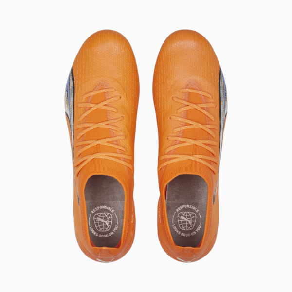 ULTRA ULTIMATE MxSG Football Boots Unisex Adults, Ultra Orange-PUMA White-Blue Glimmer, large-ZAF