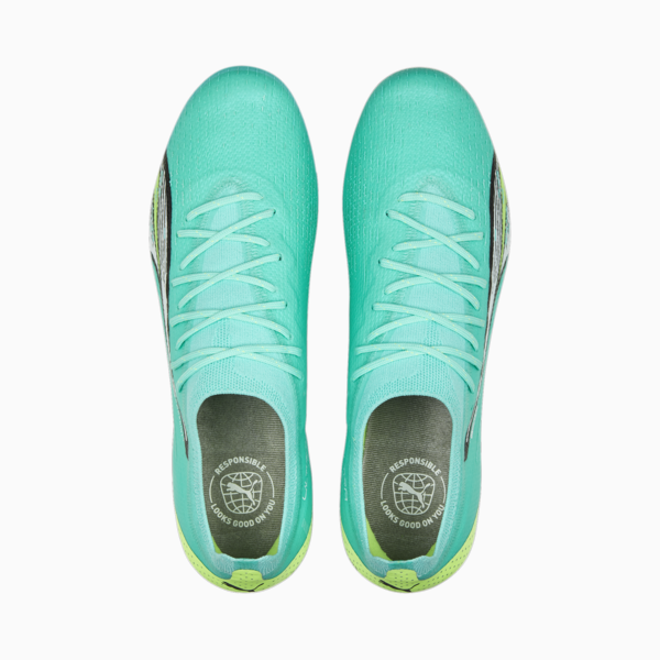 ULTRA ULTIMATE MxSG Football Boots Unisex Adults, Electric Peppermint-PUMA White-Fast Yellow, large-ZAF