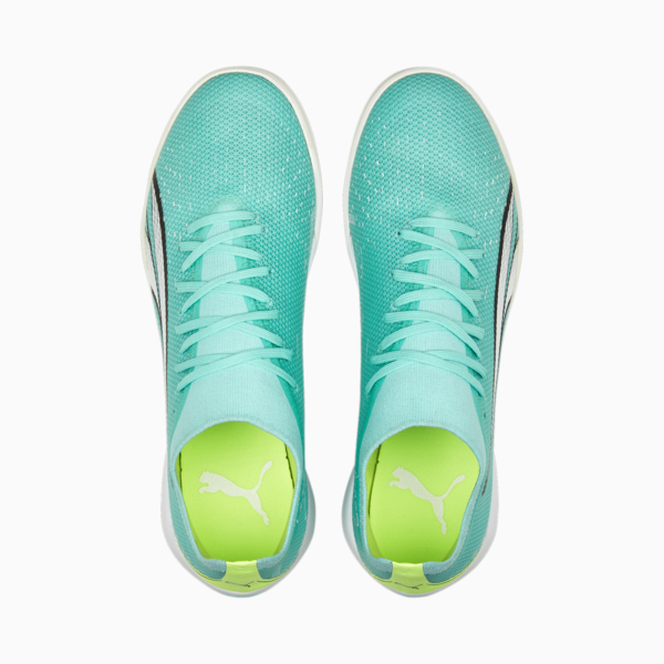 ULTRA Match TT Football Boots Men, Electric Peppermint-PUMA White-Fast Yellow, large-ZAF