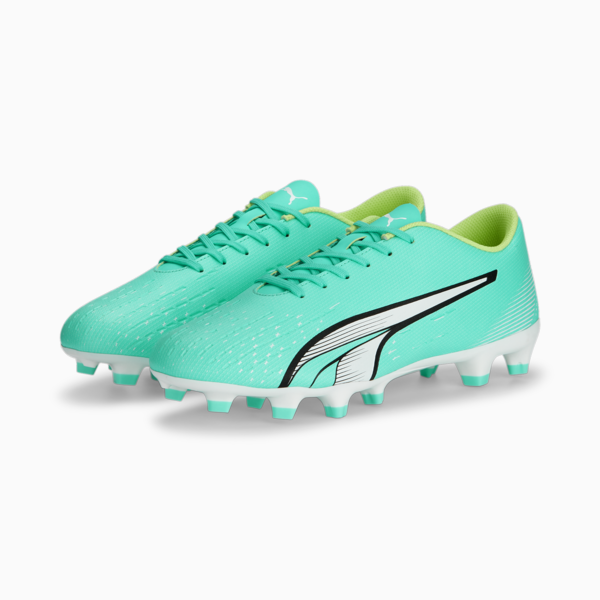 ULTRA Play FG/AG Football Boots Men, Electric Peppermint-PUMA White-Fast Yellow, large-ZAF