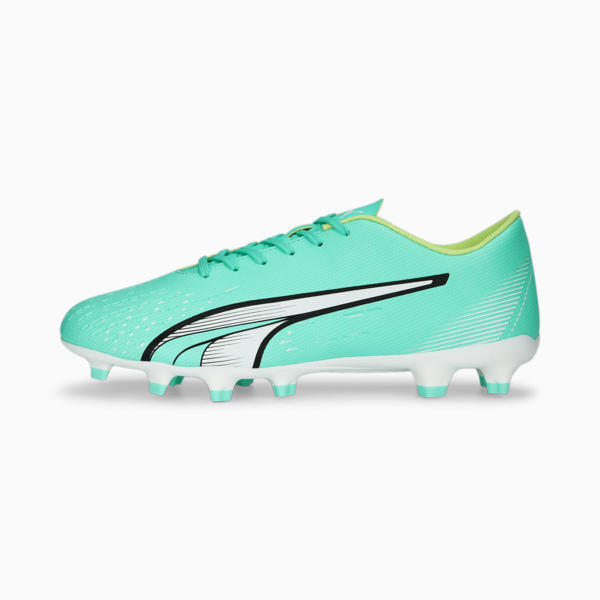 ULTRA Play FG/AG Football Boots Men, Electric Peppermint-PUMA White-Fast Yellow, large-ZAF