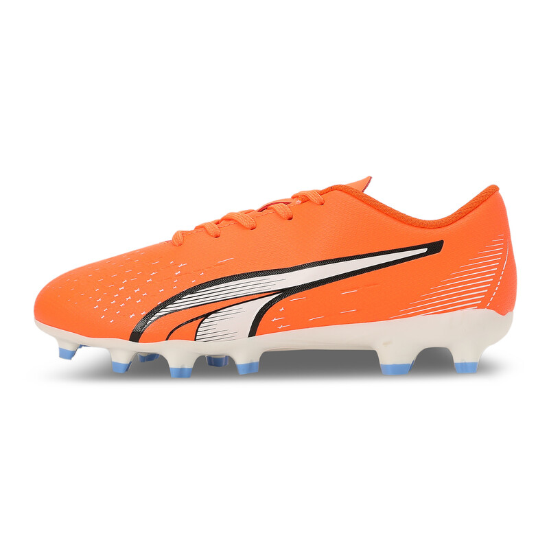 

PUMA ULTRA PLAY Youth Football Boots, White/black/orange