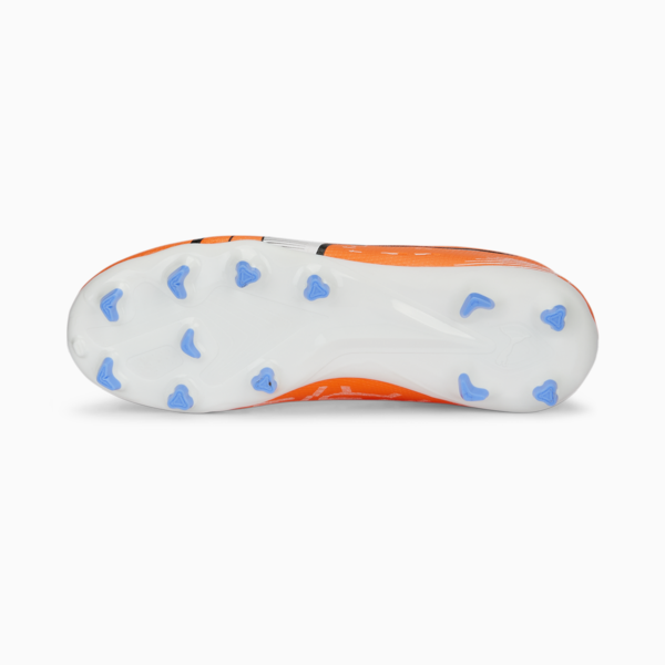 ULTRA Play FG/AG Football Boots Youth, Ultra Orange-PUMA White-Blue Glimmer, large-ZAF