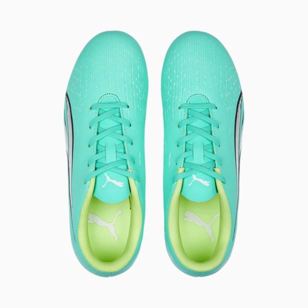 ULTRA Play FG/AG Football Boots Youth, Electric Peppermint-PUMA White-Fast Yellow, large-ZAF