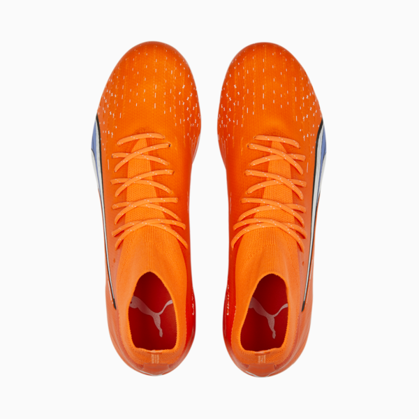 ULTRA Pro FG/AG Football Boots Men, Ultra Orange-PUMA White-Blue Glimmer, large-ZAF