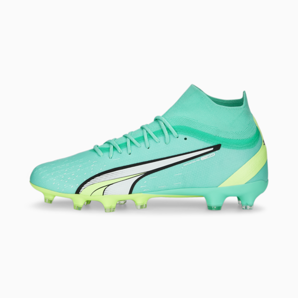 ULTRA Pro FG/AG Football Boots Men, Electric Peppermint-PUMA White-Fast Yellow, large-ZAF