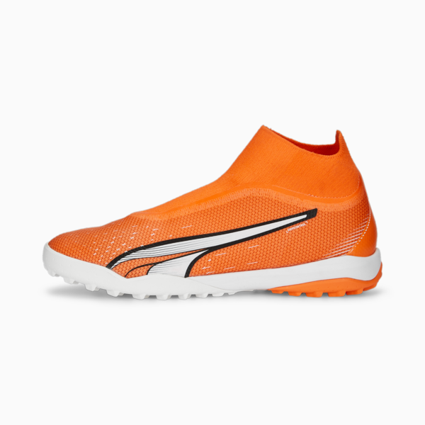 ULTRA Match+ LL TT Football Boots Men, Ultra Orange-PUMA White-Blue Glimmer, large-ZAF