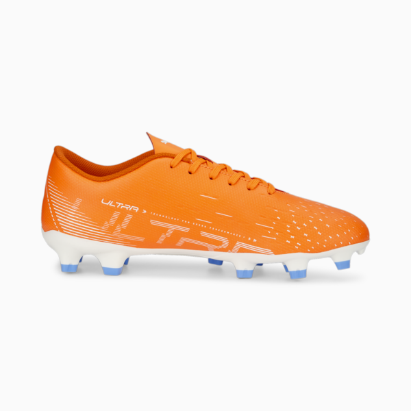 ULTRA Play FG/AG Football Boots Women, Ultra Orange-PUMA White-Blue Glimmer, large-ZAF
