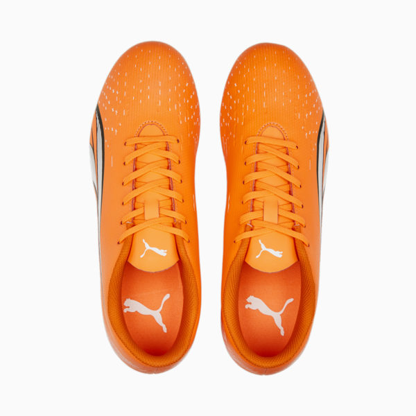ULTRA Play FG/AG Football Boots Women, Ultra Orange-PUMA White-Blue Glimmer, large-ZAF