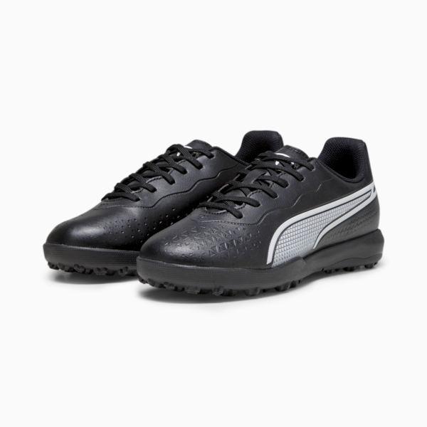 Botines de futsal Puma KING MATCH TT para niños, PUMA Black-PUMA White, large-ARG