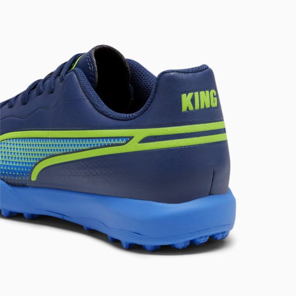 Botines de futsal Puma KING MATCH TT para niños, Persian Blue-Pro Green-Ultra Blue, large-ARG