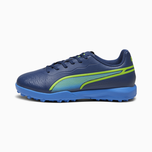 Botines de futsal Puma KING MATCH TT para niños, Persian Blue-Pro Green-Ultra Blue, large-ARG