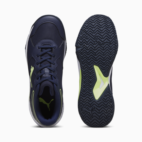 Solarsmash RCT Padel Shoes, PUMA Navy-Fast Yellow-Puma White, large-ZAF