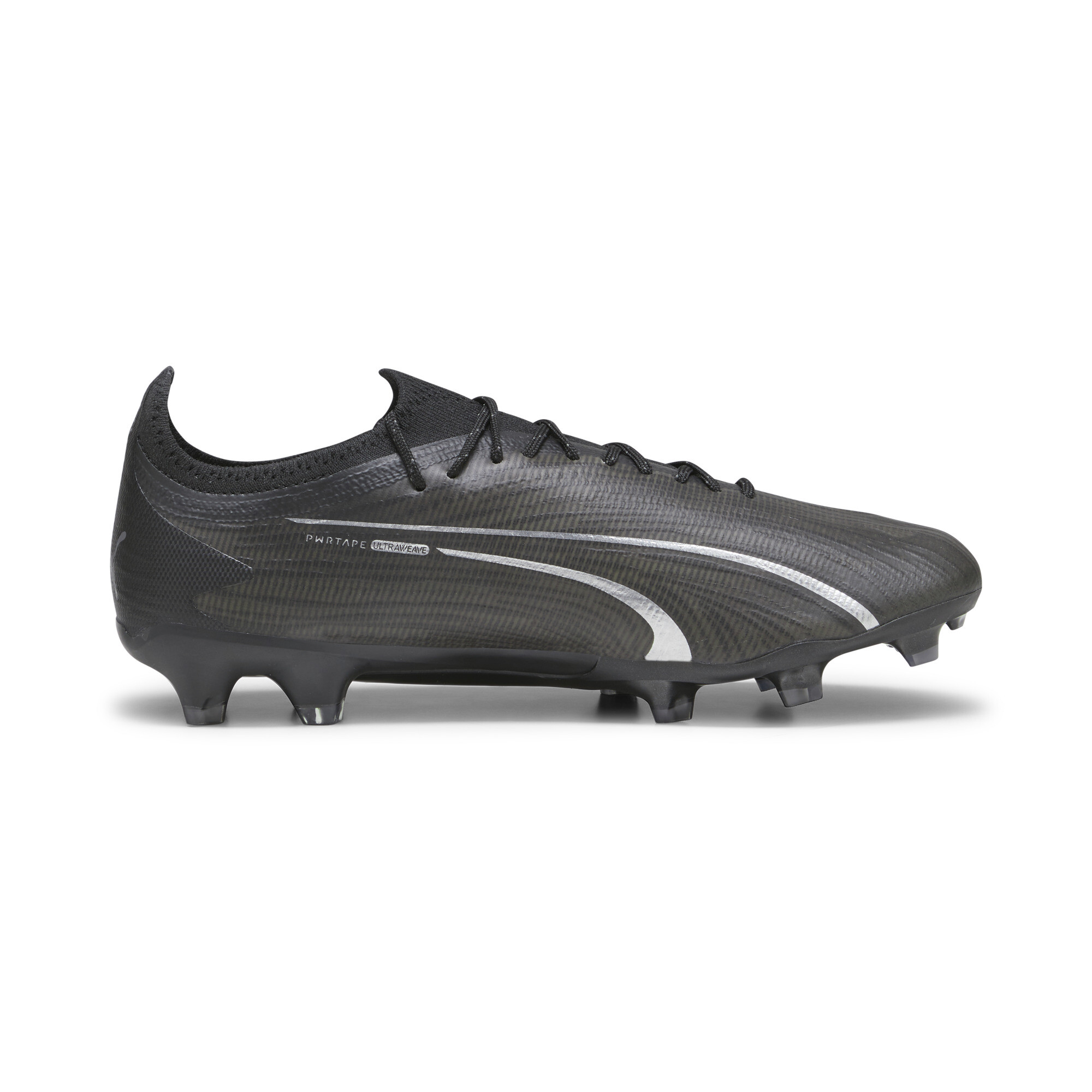 Men's PUMA ULTRA ULTIMATE FG/AG Football Boots In Black, Size EU 44