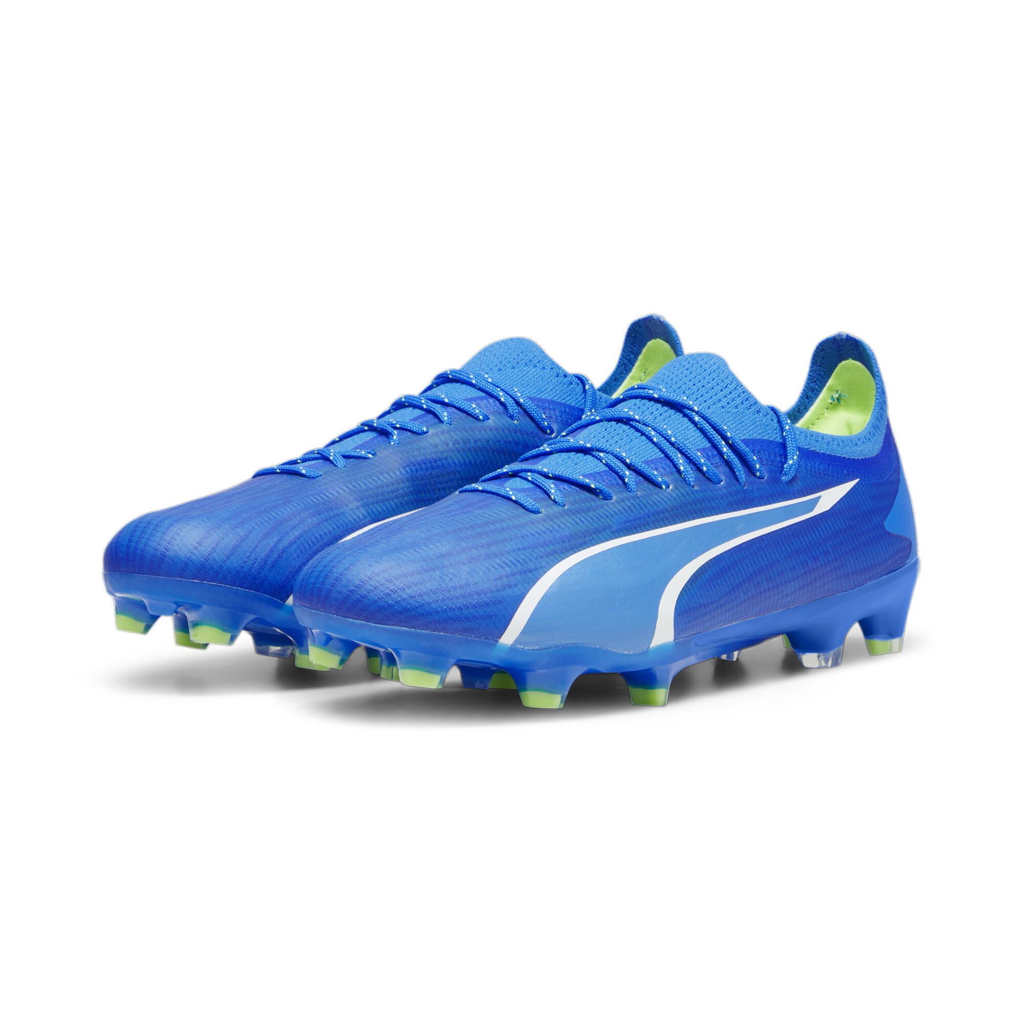 Men's PUMA ULTRA ULTIMATE FG/AG Football Boots In Blue, Size EU 47