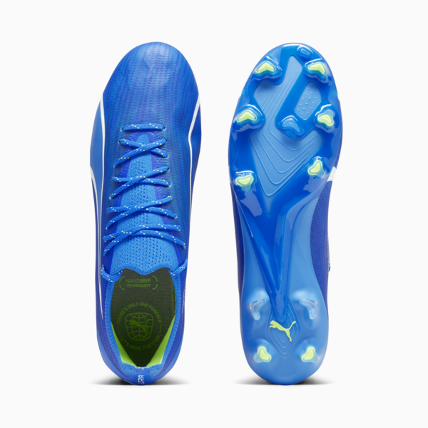 ULTRA ULTIMATE FG/AG Football Boots Unisex, Ultra Blue-PUMA White-Pro Green, large-ZAF