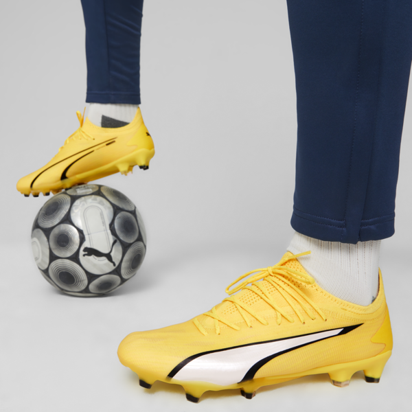 ULTRA ULTIMATE FG/AG Football Boots Unisex, Yellow Blaze-PUMA White-PUMA Black, large-ZAF