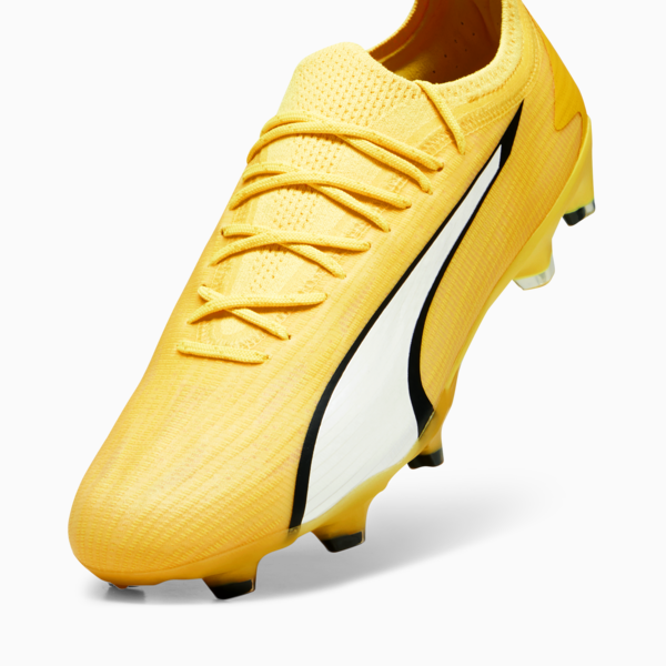 ULTRA ULTIMATE FG/AG Football Boots, Yellow Blaze-PUMA White-PUMA Black, large-ZAF