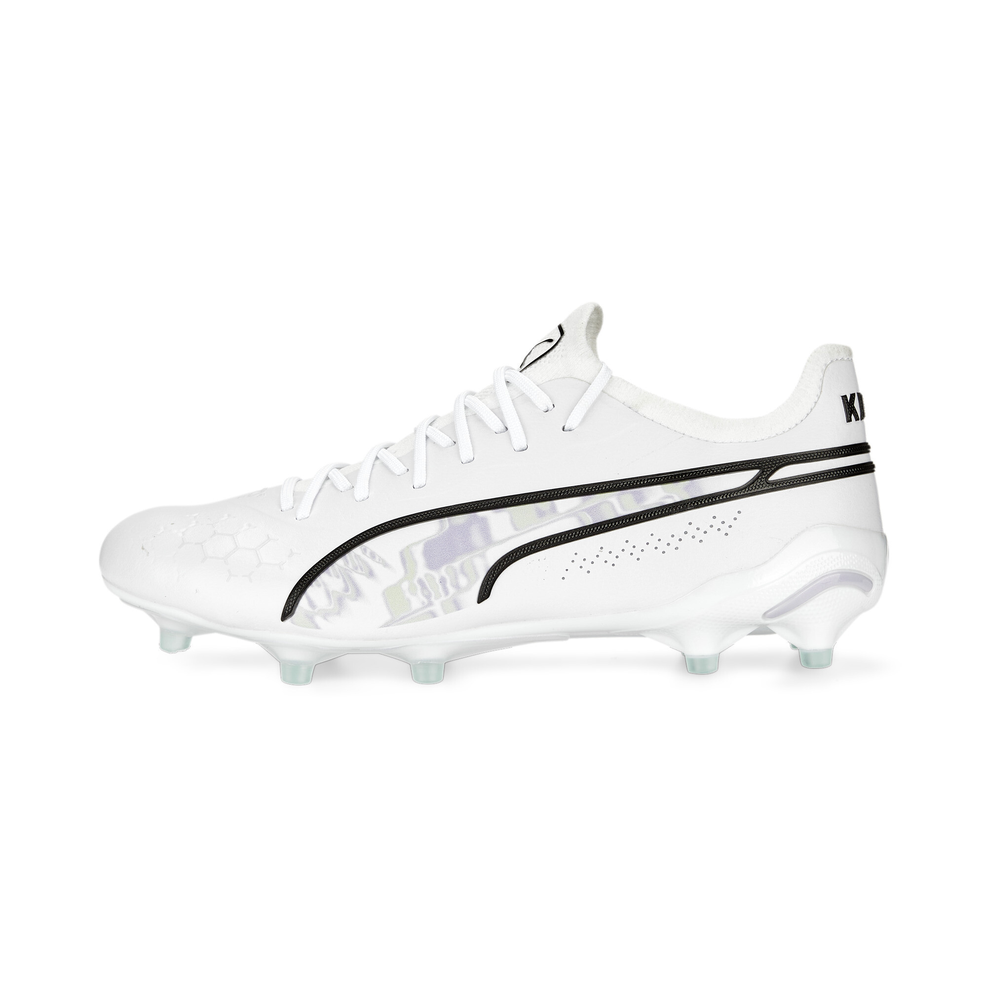 Women's Puma King Ultimate Brilliance FG/AG's Football Boots, White, Size 40, Shoes