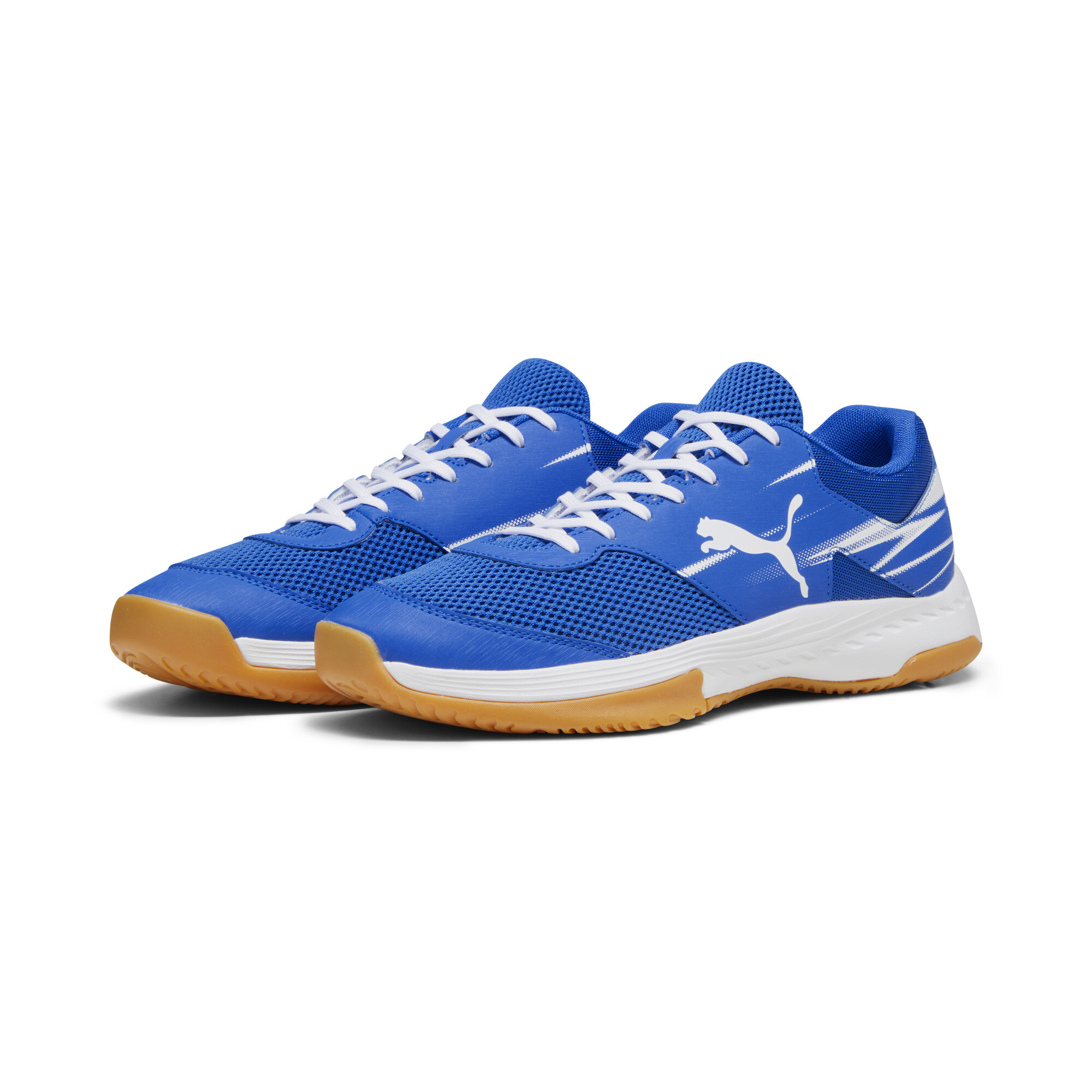 PUMA Varion II handbalschoenen, Blauw/Wit, Maat 37,5 thumbnail 6