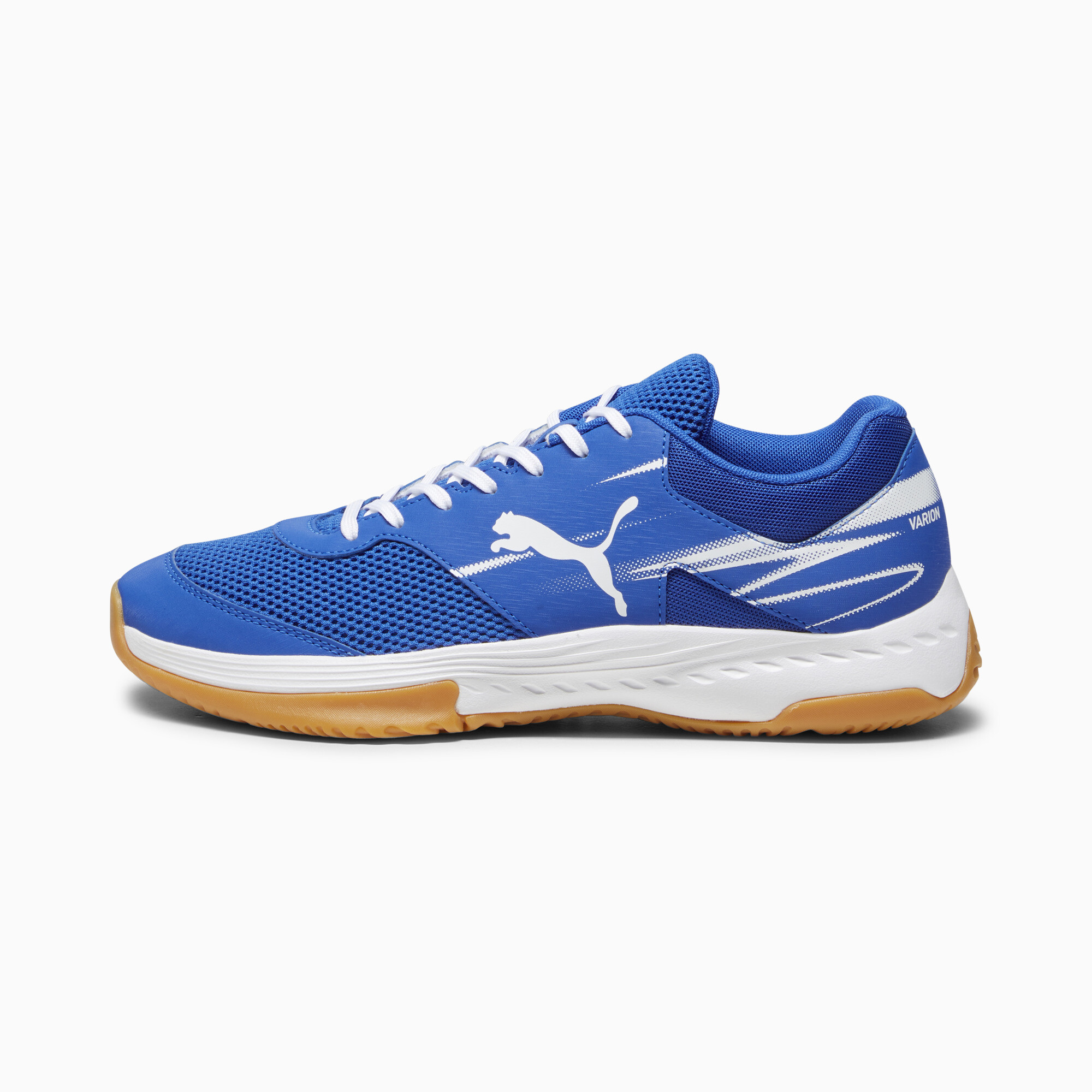 Puma Varion II Handballschuhe | Mit Colorful | Royal/White/Gum | Größe: 43