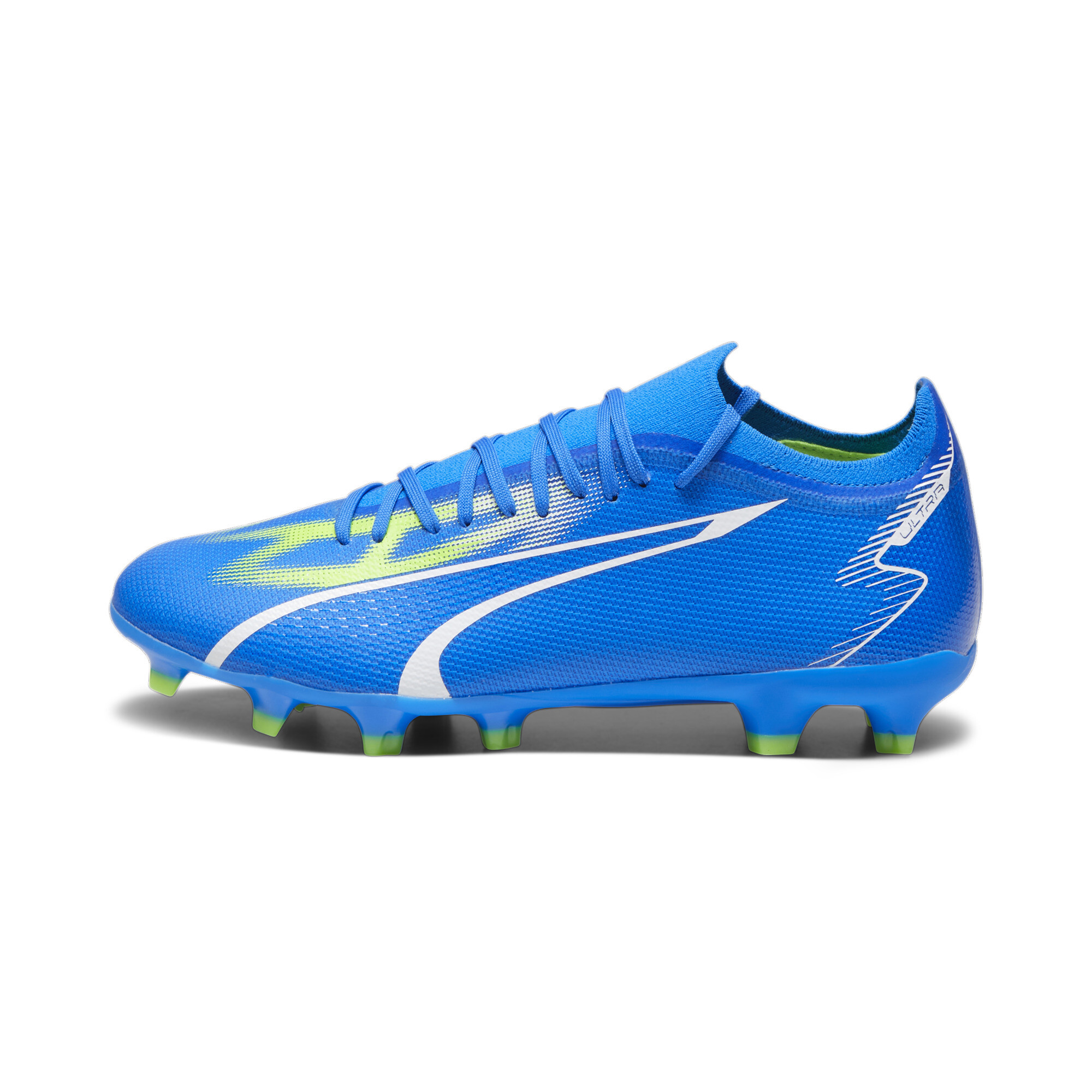 Men's PUMA ULTRA MATCH FG/AG Football Boots In Blue, Size EU 44.5