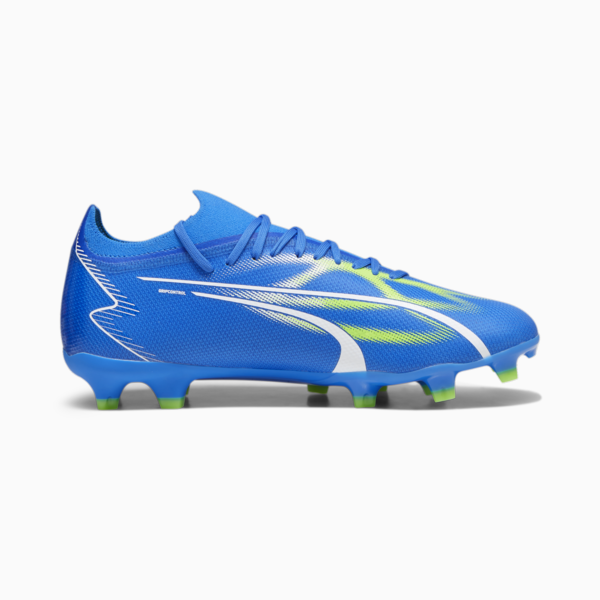 ULTRA MATCH FG/AG Football Boots Unisex, Ultra Blue-PUMA White-Pro Green, large-ZAF