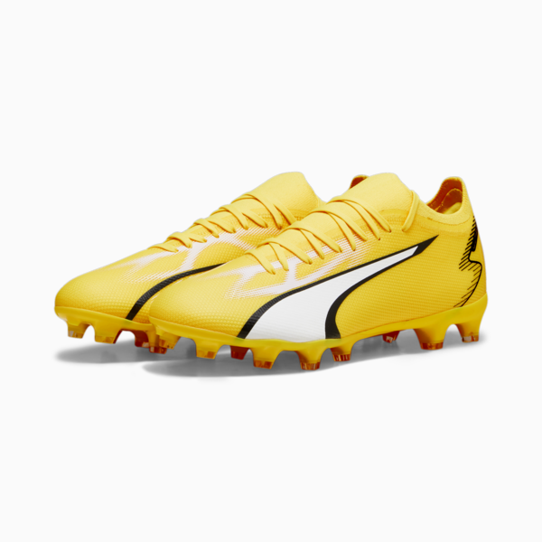 ULTRA MATCH FG/AG Football Boots Unisex, Yellow Blaze-PUMA White-PUMA Black, large-ZAF