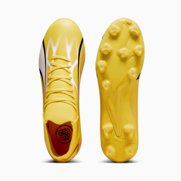 ULTRA MATCH FG/AG Football Boots Unisex, Yellow Blaze-PUMA White-PUMA Black, large-ZAF