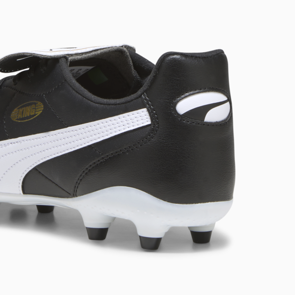 Tacos de futbol KING TOP FG/AG, PUMA Black-PUMA White-PUMA Gold, large-MEX