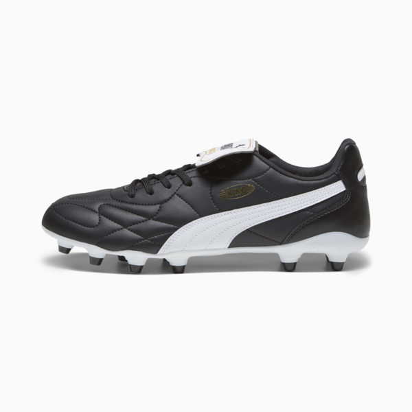 Tacos de futbol KING TOP FG/AG, PUMA Black-PUMA White-PUMA Gold, large-MEX