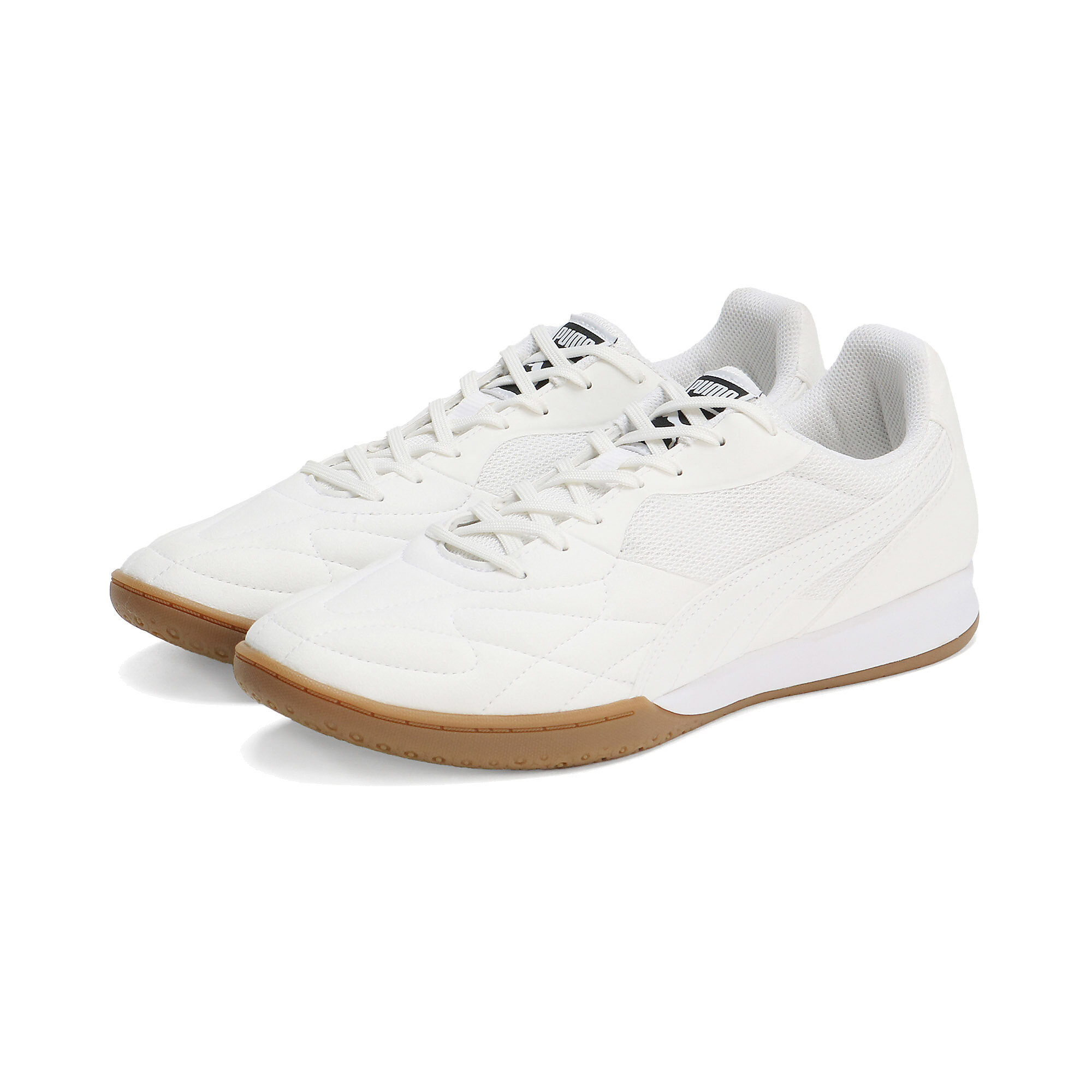  メンズ プーマ キング トップ IT サッカー トレーニングシューズ メンズ PUMA White-PUMA White-PUMA Gold ｜PUMA.com