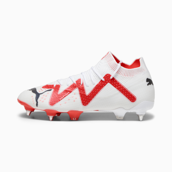 FUTURE ULTIMATE MxSG Men's Football Boots, PUMA White-PUMA Black-Fire Orchid, large-ZAF