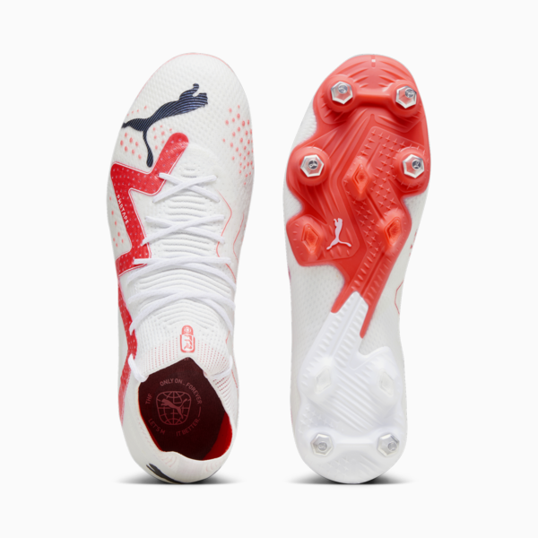 Botín  FUTURE ULTIMATE MxSG, PUMA White-PUMA Black-Fire Orchid, large-ARG