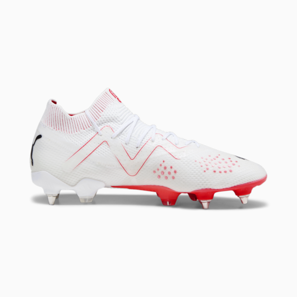 Botín  FUTURE ULTIMATE MxSG, PUMA White-PUMA Black-Fire Orchid, large-ARG